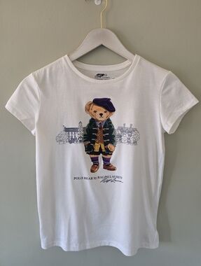 NWOT Polo Ralph Lauren Old Money Country Club Cottagecore Iconic Bear T-Shirt